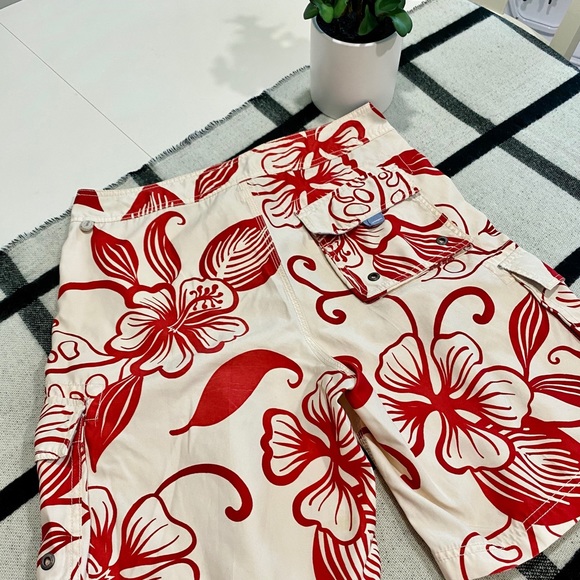 J. Crew Original Swimwear Board Shorts Swim Trunks Hawaiian - Picture 4 of 9